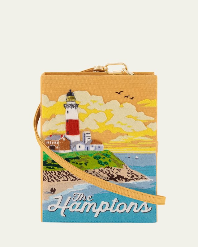 The Hamptons Book Clutch Bag